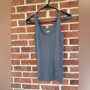 Small White and Gray Old Navy Basic Sleeveless Tops